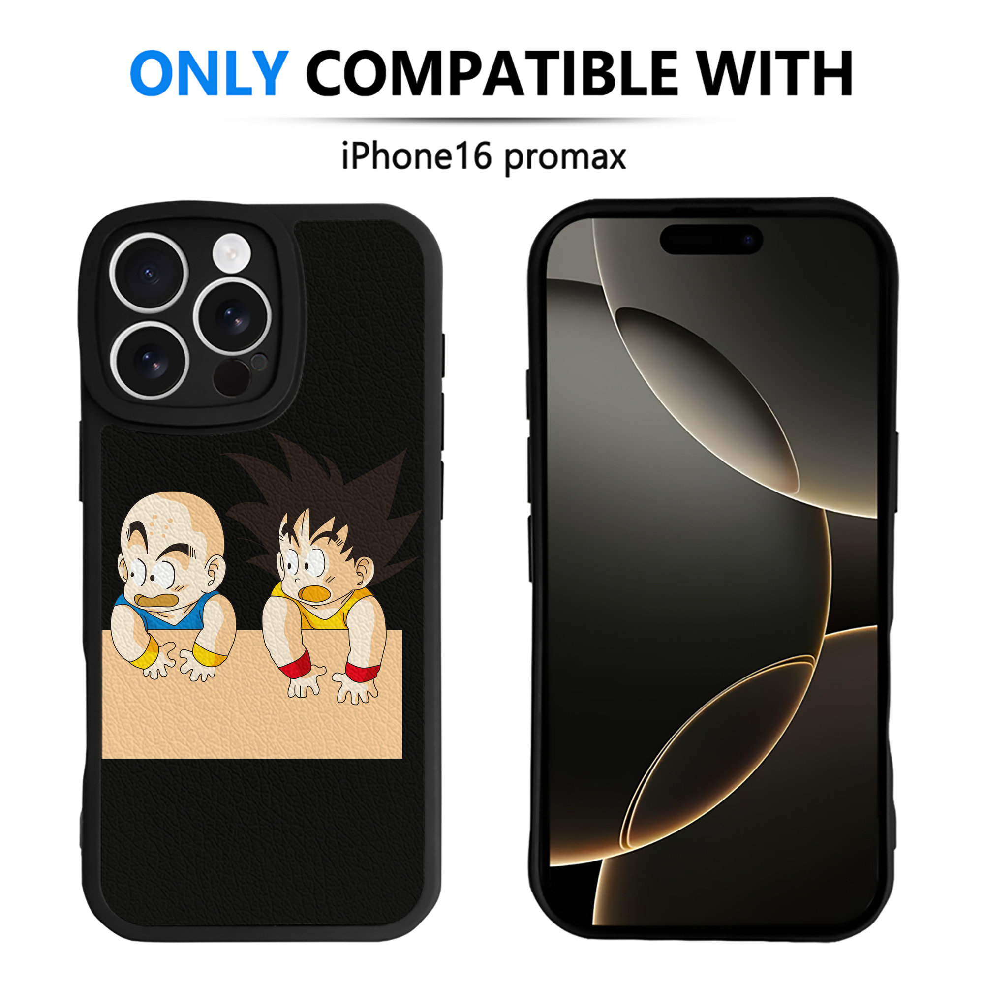 （画像用） ドラゴンボール 孫悟空（そん ごくう）Son Goku カカロット DRAGON BALL Kakarotto 【iPhone 16シリーズ対応】シリコンスマホケース（レザー調） 材質：シリコン